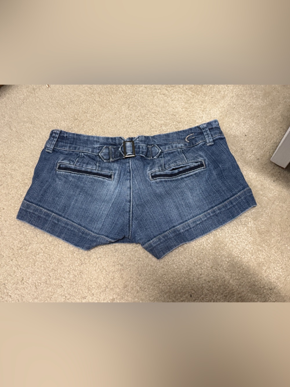 American Eagle Outfitters Denim Short Shorts - Blue